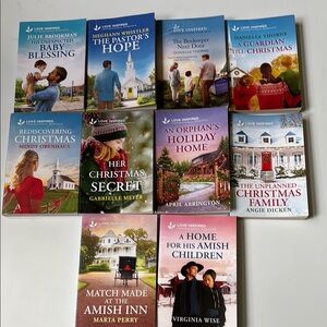 10 love inspired inspirational romance books – Christmas, Amish, beekeeper,